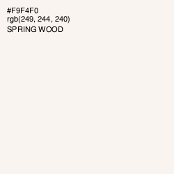 #F9F4F0 - Spring Wood Color Image